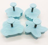Cookie Cutters, Kootips 4 Pcs/set Sea Life Cookie Cutter Marine Life Fondant Cutter Cup Cake Decorating Tools... N4