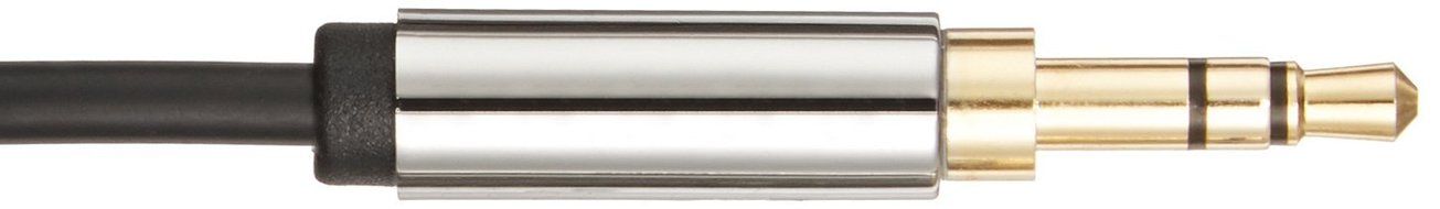 AmazonBasics 3.5mm Male to Male Stereo Audio Cable - 4 Feet (1.2 Meters) N4