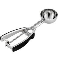 Cade&nbsp;Black Soft Grip Handles Stainless Steel Cookie Scoop