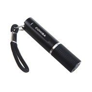 Cigar Punch Cutter - Rubber Coated, With Key Chain (Black)