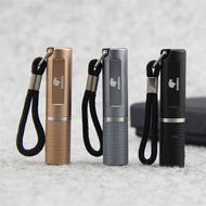 Cigar Punch Cutter - Rubber Coated, With Key Chain (Black) N5