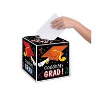 Beistle Congrats Graduate Card Box, 9-Inch by 9-Inch