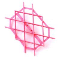DIY Rhombus Quilt Embosser Fondant Cake Cutter Craft Decorations Tool N5