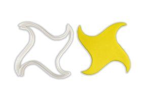 Four Point Ninja Star Cookie Cutter - MINI - 2 Inches