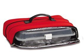 Picnic Plus PSM-722R Casserole Carrier,Red