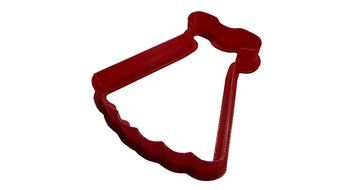 Ruffled Dress Cookie Cutter N2
