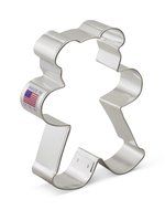 Ann Clark Teddy Bear Cookie Cutter - 4.25 Inches - Tin Plated Steel