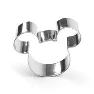 Mickey Mouse Cookie Cutter - Stainless Steel, 3.5inch, for Anniversary Birthday Christmas New Year Party
