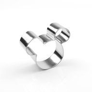 Mickey Mouse Cookie Cutter - Stainless Steel, 3.5inch, for Anniversary Birthday Christmas New Year Party N2