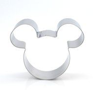 Mickey Mouse Cookie Cutter - Stainless Steel, 3.5inch, for Anniversary Birthday Christmas New Year Party N3