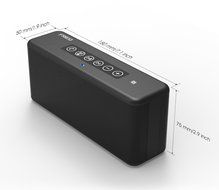 FRiEQ&reg; 12W Portable Smart NFC Wireless Bluetooth v4.0 Speaker (Two Large 40MM 6W Drivers) with Touch Control Function... N7