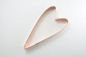 Simple Tall Heart Cookie Cutter N3