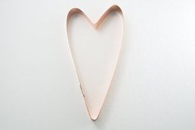 Simple Tall Heart Cookie Cutter N4