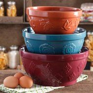 The Pioneer Woman 3-Piece Cornucopia Mixing Bowl Set