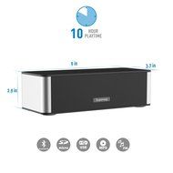 Portable Bluetooth Speaker, Superway Hi-Fi Premium Sound Quality Wireless Music Speaker 10W with Enhanced Bass... N2