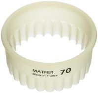 Matfer Bourgeat 150125 Exoglass Round Fluted Cutters N3