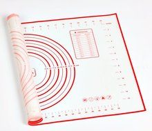 Silicone Baking Pastry Mat With Measurements , No Stick Rodding pad Standard Size 25&quot; x 15&quot; N2