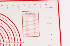 Silicone Baking Pastry Mat With Measurements , No Stick Rodding pad Standard Size 25&quot; x 15&quot; N6