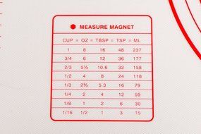 Silicone Baking Pastry Mat With Measurements , No Stick Rodding pad Standard Size 25&quot; x 15&quot; N7