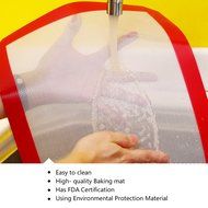 Kicode - 2x Silicone Baking Mat - Healthy Cooking - Food-Safe Certified - Oven Tray Liners and Cookie Sheets -... N15