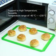 Kicode - 2x Silicone Baking Mat - Healthy Cooking - Food-Safe Certified - Oven Tray Liners and Cookie Sheets -... N20
