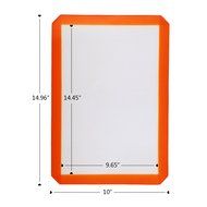 Kicode - 2x Silicone Baking Mat - Healthy Cooking - Food-Safe Certified - Oven Tray Liners and Cookie Sheets -... N25