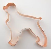 Brittany Spaniel Copper Cookie Cutter N3