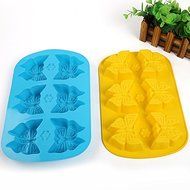 Always Your Chef 6-Cavity Silicone Cupcake Baking Cups Handmade Soap Molds, Candy Molds &amp; Chocolates Molds &amp; Ice... N3
