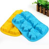 Always Your Chef 6-Cavity Silicone Cupcake Baking Cups Handmade Soap Molds, Candy Molds &amp; Chocolates Molds &amp; Ice... N4