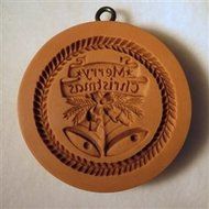 &quot;Merry Christmas&quot; springerle cookie mold by Anis-Paradies