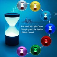 Zdatt Hourglass Color Changing Portable Wireless Bluetooth Speakers with LED Flashing Light Show, Aluminum Alloy... N5
