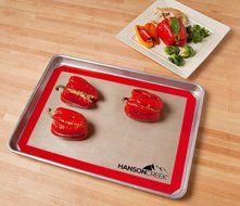 Silicone Baking Mat and Basting Brush Set, Half Size Non-Stick N8