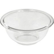 1-Quart Dishwasher-Safe, Sturdy Non-Porous Mixing Bowls Set of 4, Clear