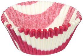 Jubilee Sweet Arts Zebra Cupcake Baking Liners, Hot Pink