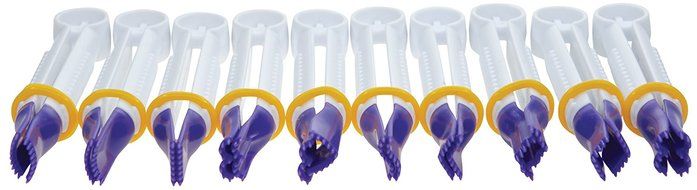 10-Piece Fondant Crimper Set, Perforated Edge, Small