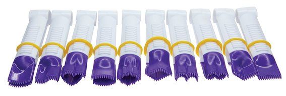 10-Piece Fondant Crimper Set, Perforated Edge, Small N3