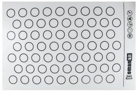 Homankit Silicone Baking Mat for Macarons - Full Sheet Pan 15-3/4&quot; x 23-5/8&quot; - Reusable Non-stick Surface