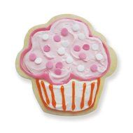 Cupcake Cookie and Fondant Cutter - Ann Clark - 4 Inches - US Tin Plated Steel N3