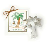 Palm Tree Cookie and Fondant Cutter - Ann Clark - 4.5 Inches - US Tin Plated Steel