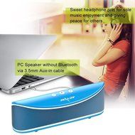 YANGHX Wireless Bluetooth 4.0 Speakers Portable Speakers Desktop Computer Speakers with Enhanced Bass Build in... N10
