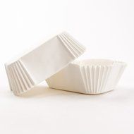 Wilton Mini Loaf Baking Liner Cups White 50 Count Bread Muffins Cake (2-Pack) N2