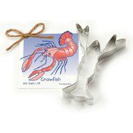 Crawfish Cookie and Fondant Cutter - Ann Clark - 4.9 Inches - US Tin Plated Steel