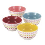 Cake Boss 7-Piece Countertop Accessories Melamine Complete Mixing and Prep Bowl Set, Icing N3