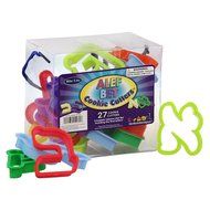 Alef Bet Plastic Cookie Cutters