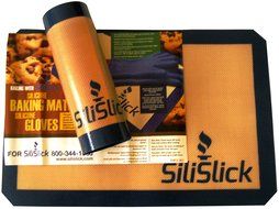 SiliSlick&reg; Silicone Baking Mats. Set of 2.