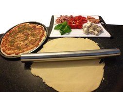 Best Rated Checkered Chef Stainless Steel Rolling Pin, French Style Straight Rod, Metal Rolling Pin for Bakers... N2