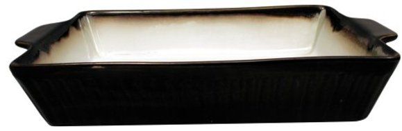 Sango Nova Black Lasagna Dish N2
