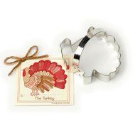 Turkey Cookie and Fondant Cutter - Ann Clark - 4.1 Inches - US Tin Plated Steel N4
