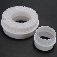 6PCS Round Shape Cake Decorating Cookies Cutters Molds. N5