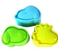 Heart Shaped Sandwich Maker Bread Mould Cutter (1, Pink&amp;White) N2